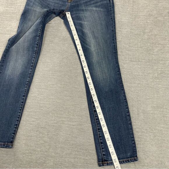 Aeropostale Distressed Denim Skinny Stretch Jeans Women’s Size 27/28 - Picture 4 of 9